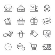 Shopping Icons N36