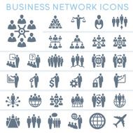 Business Network Icons