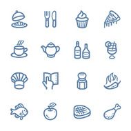 Restaurant Line icons