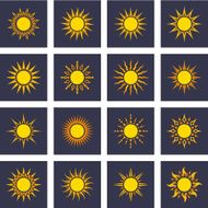 Sun icons N12