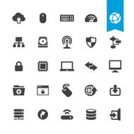 Computers and Network vector icons