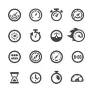 Gauge and Speedometer Icons - Acme Series