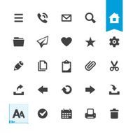 Base users actions vector icons N2