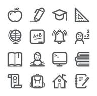 Education Icons set 1