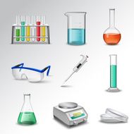 Laboratory equipment icons N2