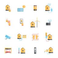 Smart Home Icon Flat