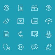 Icon Set Communication N2
