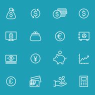 Icon Set Currency N2
