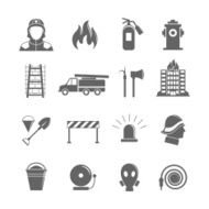 Firefighting Icons Set N2
