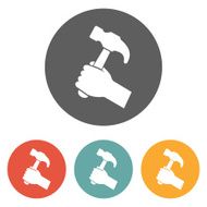 hammer in hand icon