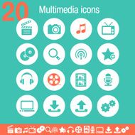 Multimedia icons N3
