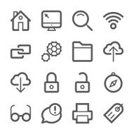Internet and Website Icons set 1
