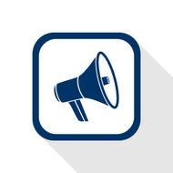 megaphone flat icon