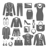 Businesswoman Clothes Set N2