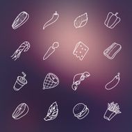 Food Icons N111