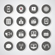 media symbol set