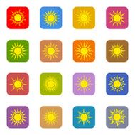 Sun Icon Set