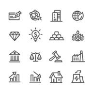 Investment Icons - Line Series