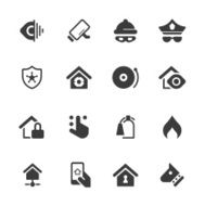 Home security icons