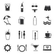 Beach Bar İcon Set V1 N2