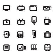 Office icons set13 black series series-Chill Icons N2