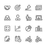 Business Icon Set - Line Series N2