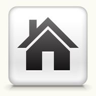 Square Button with House