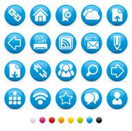 Internet and Media Buttons