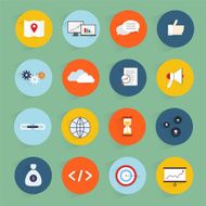 SEO marketing set