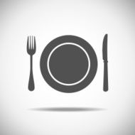 Knife plate fork