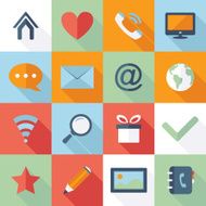 flat web icons N5
