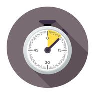 Flat Chronometer Icon