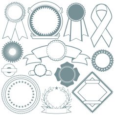 Design Elements - Ribbons & Seals