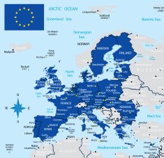 Map of the European Union N4