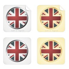 Made in England Stickers