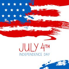 American flag splash background
