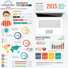 User design Resume info graphic design on white background