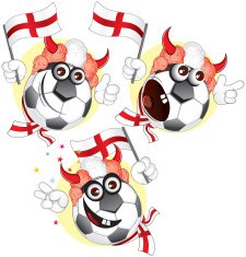 England cartoon ball N2