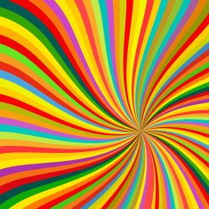Abstract Colorful lines rotation Background