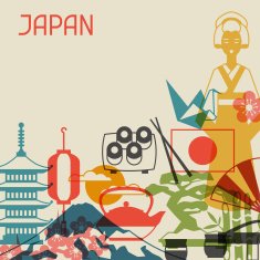 Japan background design N18