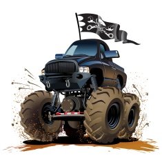 Cartoon Monster Truck N2