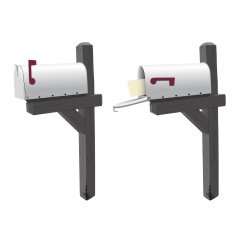 Closed and Open Mailboxes