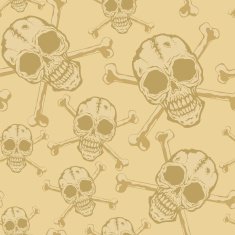 Pattern of skulls