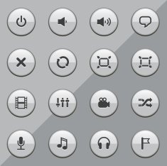 Media Interface Buttons