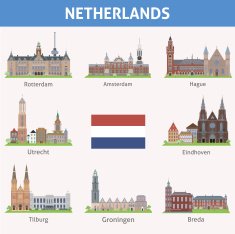 Netherlands Symbols of cities
