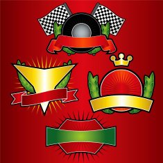 Set of Vector Emblems & Crests