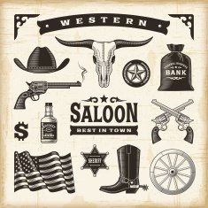 Vintage Western Set