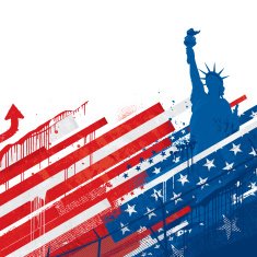 Grunge USA Background N4