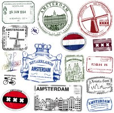 Amsterdam Vintage Stamps