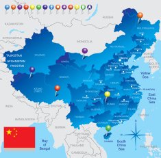 Map of China N12